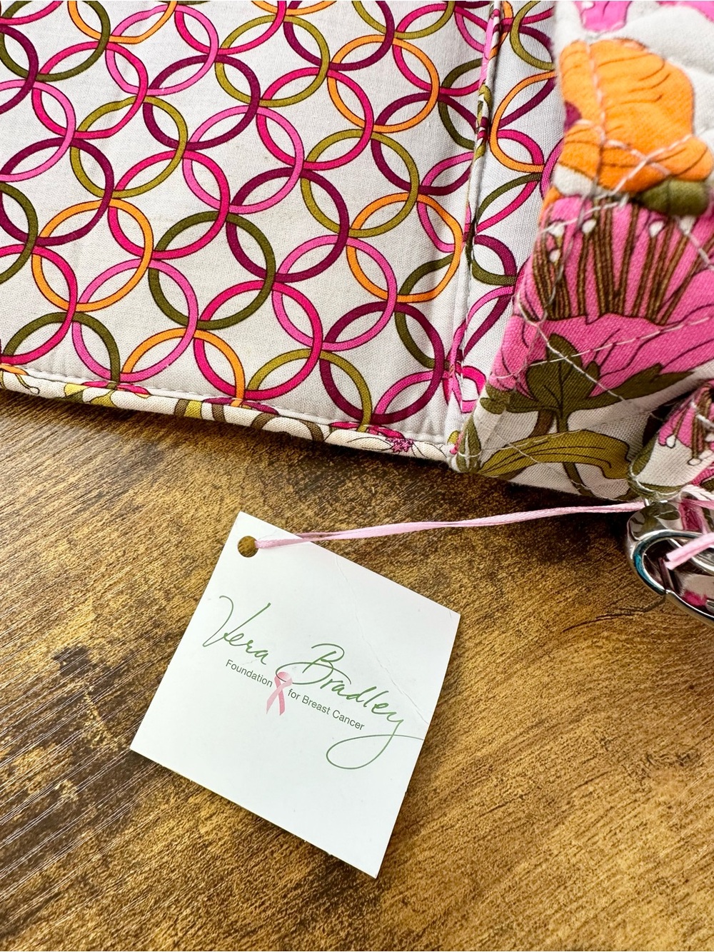 Vera Bradley Tea Garden Attaché Case, Retro Florals, Retired 2011, Computer Bag - Picture 8 of 16